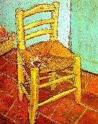 Vincent Van Gogh Artist's Chair with Pipe France oil painting artist